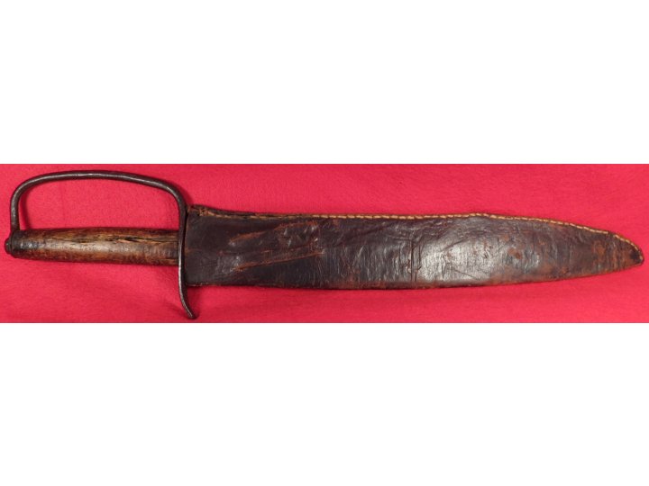 Confederate “D” Guard Bowie Knife with Scabbard